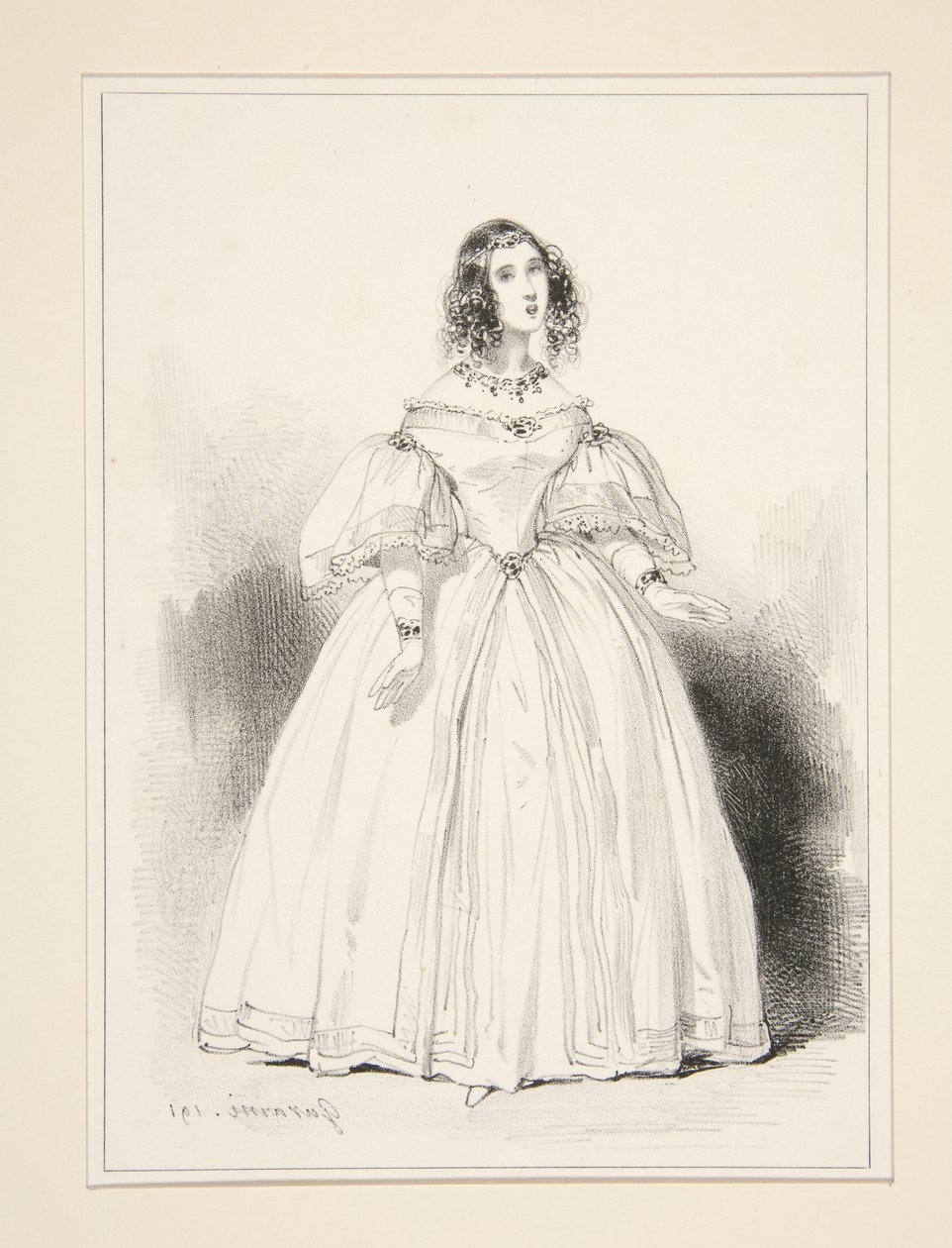 Frau Anna Thillon von Paul Gavarni