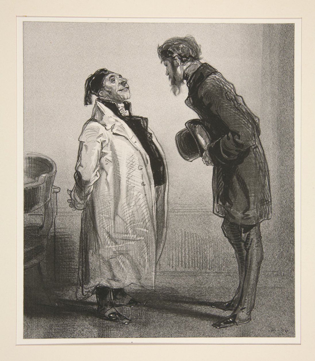 Monsieur...ich komme von einem Freund, der...der sich...in Clichy befindet... von Paul Gavarni