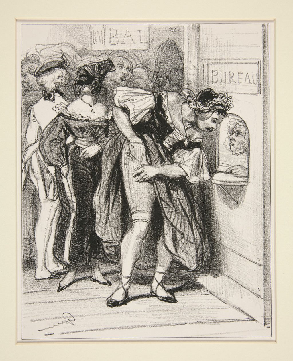 Nr. 1 - Ein Reiter und eine Dame... Fünfzehn Sous. von Paul Gavarni