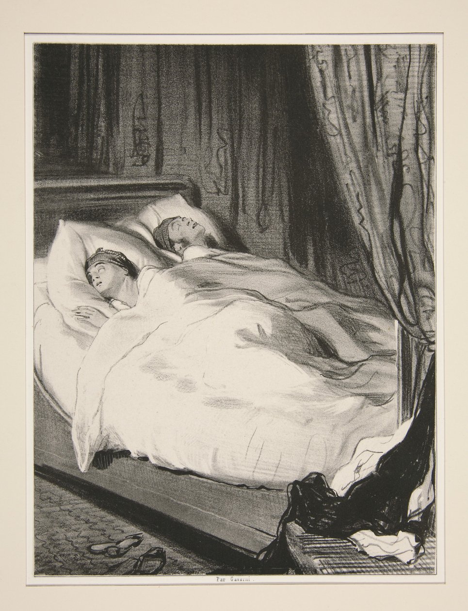 Nocturne A Deux Nez von Paul Gavarni