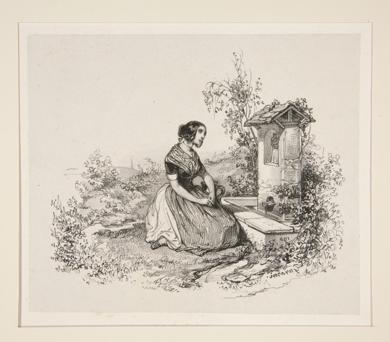 Notre-Dame de la Fontaine von Paul Gavarni