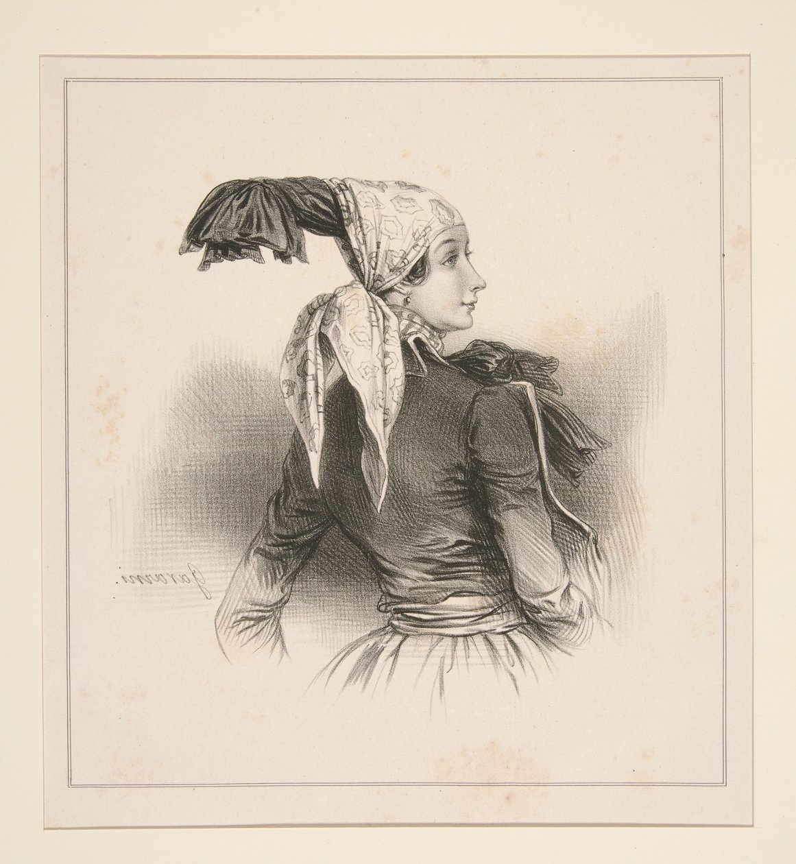 Bäuerin von Altenburg von Paul Gavarni