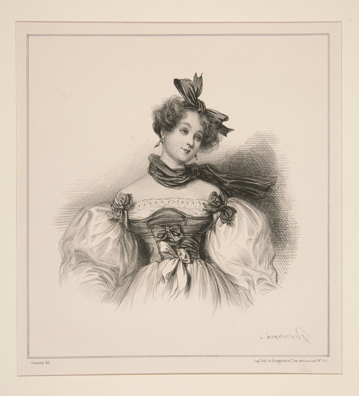Bäuerin aus Rochersberg von Paul Gavarni