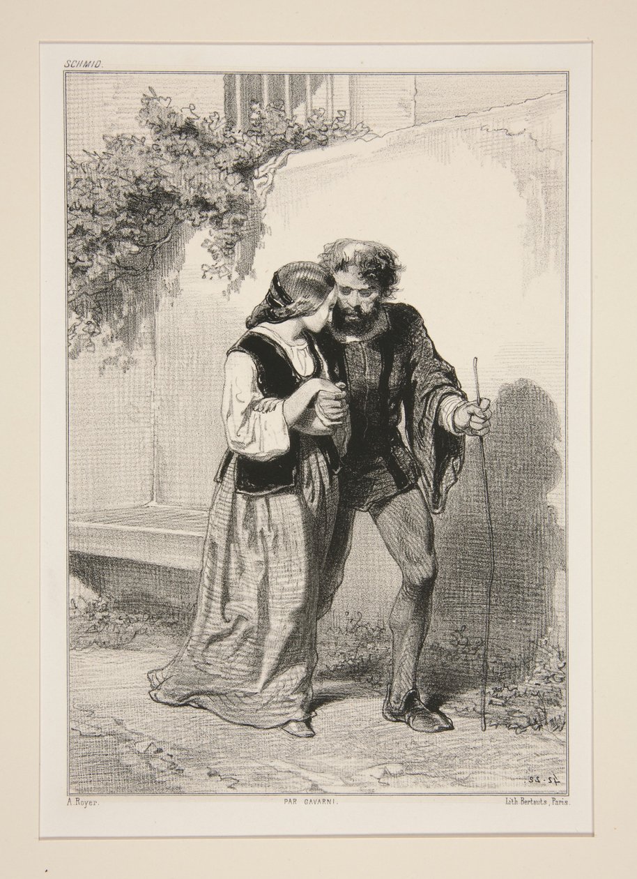 Rose de Tannebourg. von Paul Gavarni