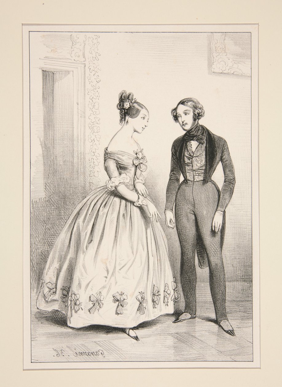 ABENDGESELLSCHAFT. von Paul Gavarni