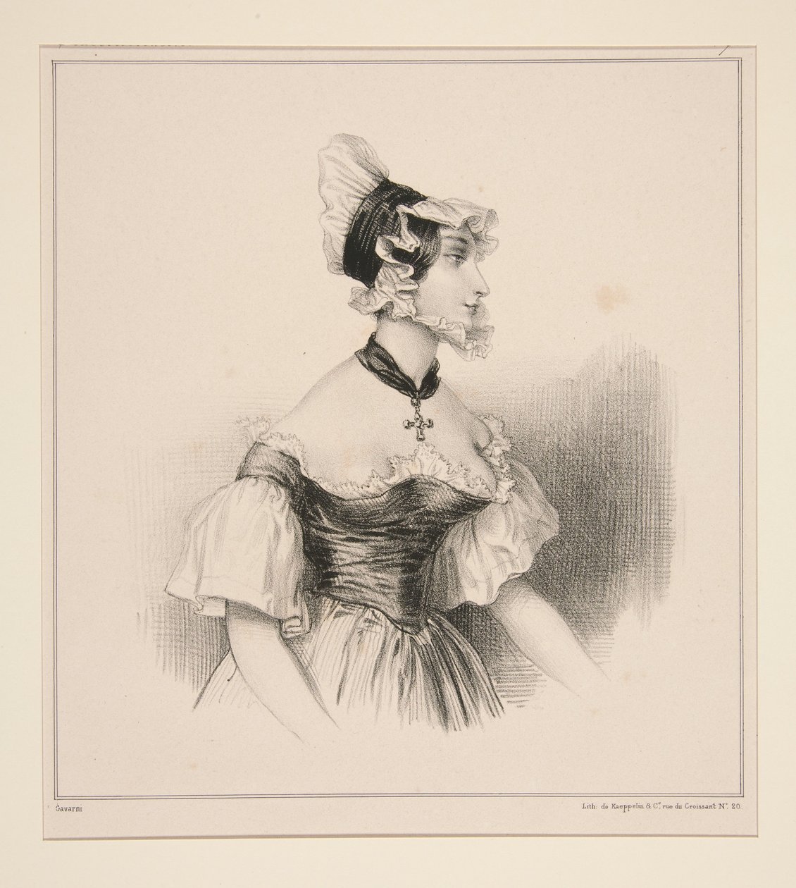 Soubrette von Paul Gavarni