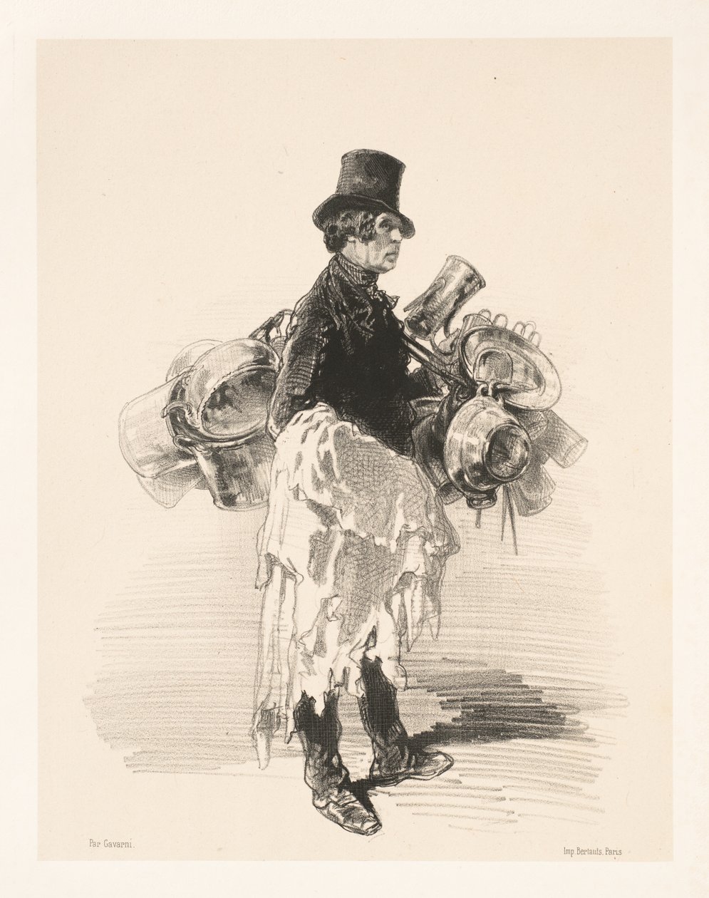 Der Kesselverkäufer von Paul Gavarni