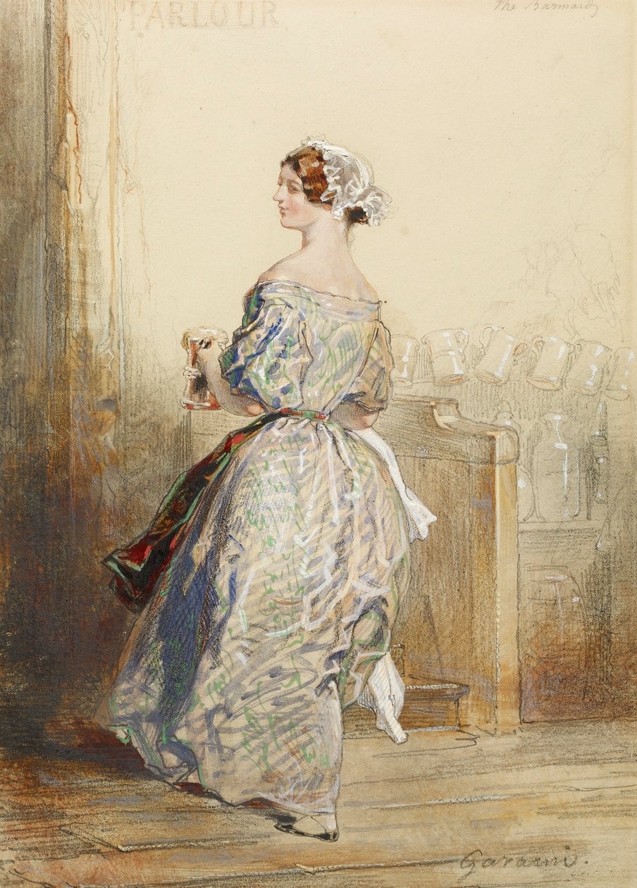 Die Bardame von Paul Gavarni