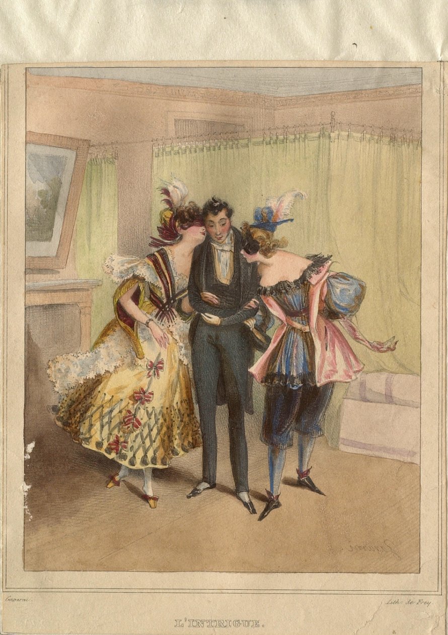 Die Intrige von Paul Gavarni