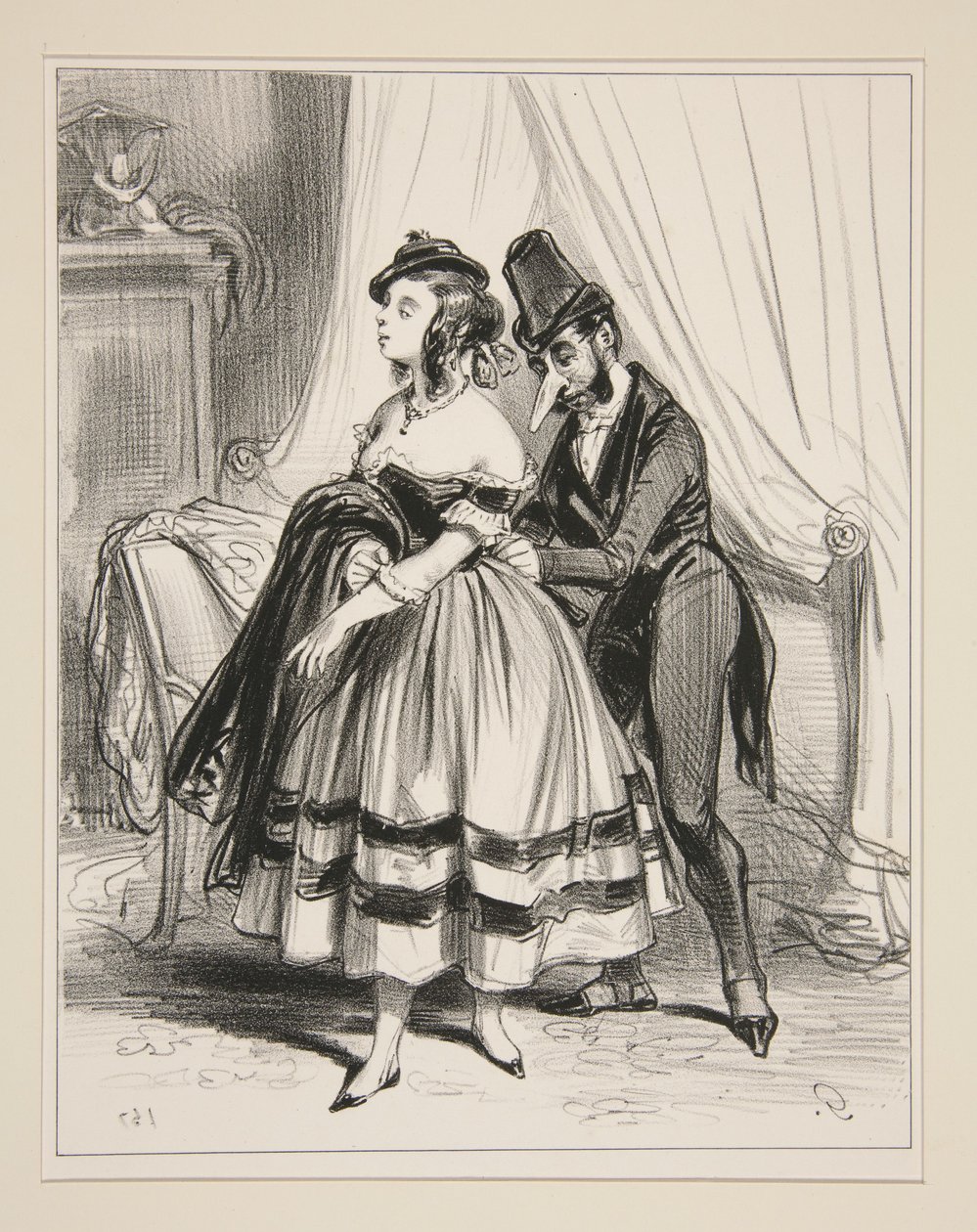 Jeden Tag auf dem Ball! von Paul Gavarni