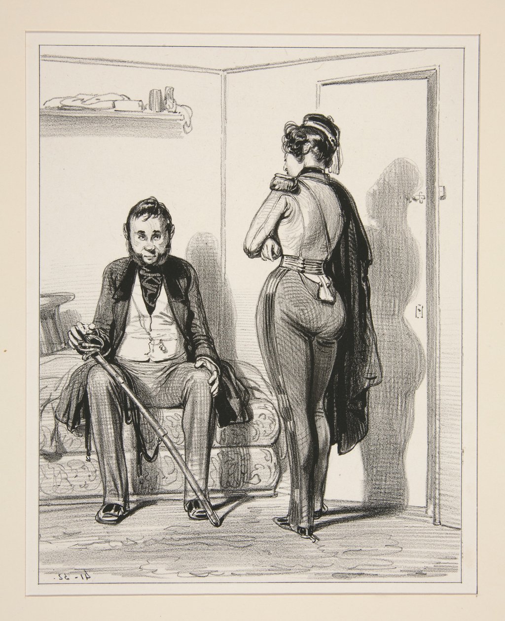 Eine charmante Rolle von Paul Gavarni