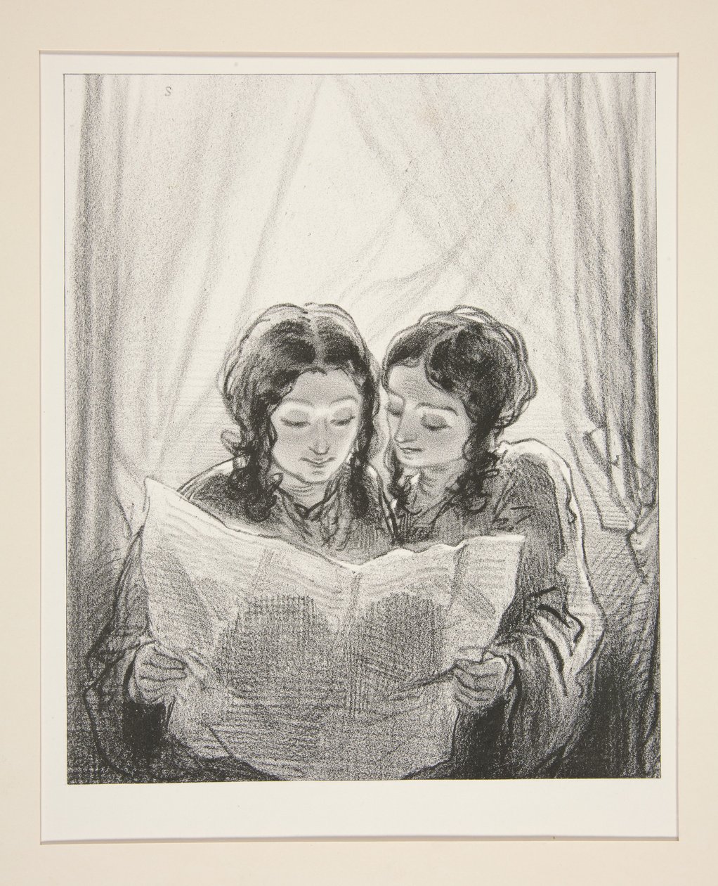 "Siehe die Anzeigen" (zur Erbauung der jungen Damen). von Paul Gavarni