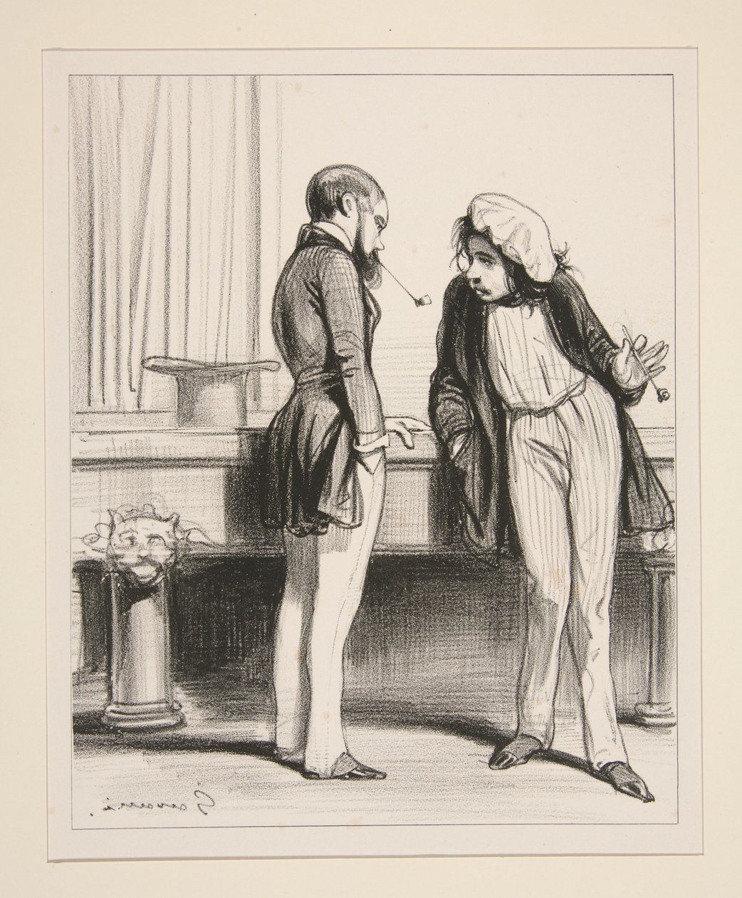 Siehst du? Fifine beleuchtet uns beide... von Paul Gavarni