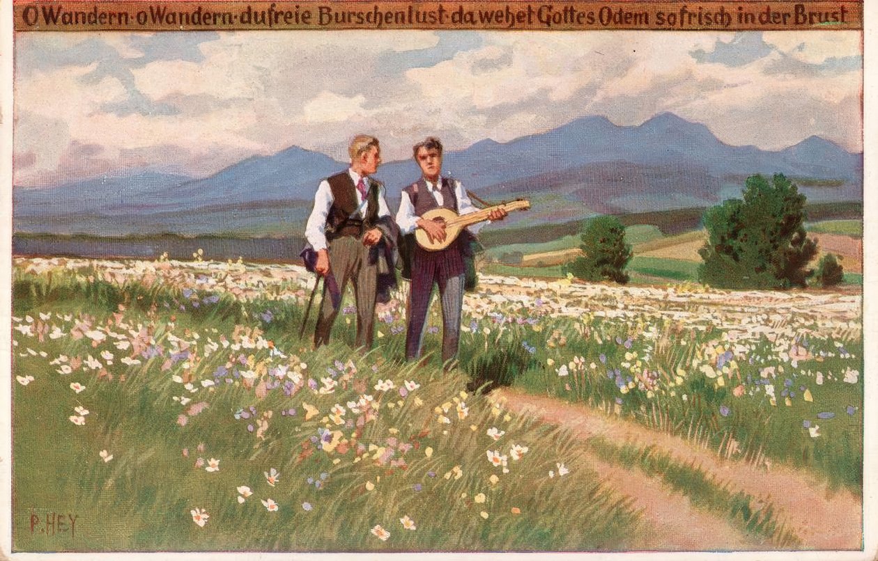 O Wandern, o Wandern, du freie Burschenlust von Paul Hey