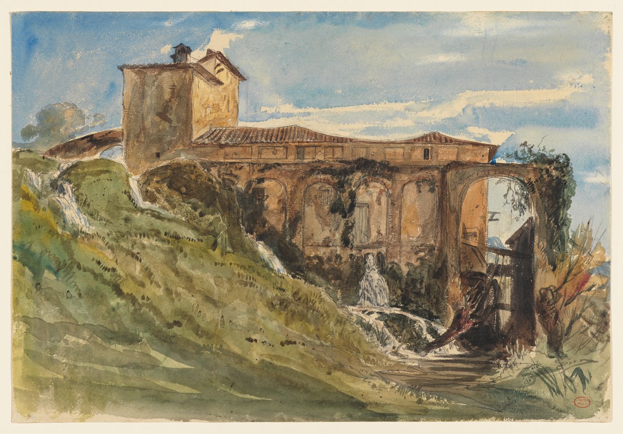 Eine Villa in der Nähe von Rom von Paul Huet