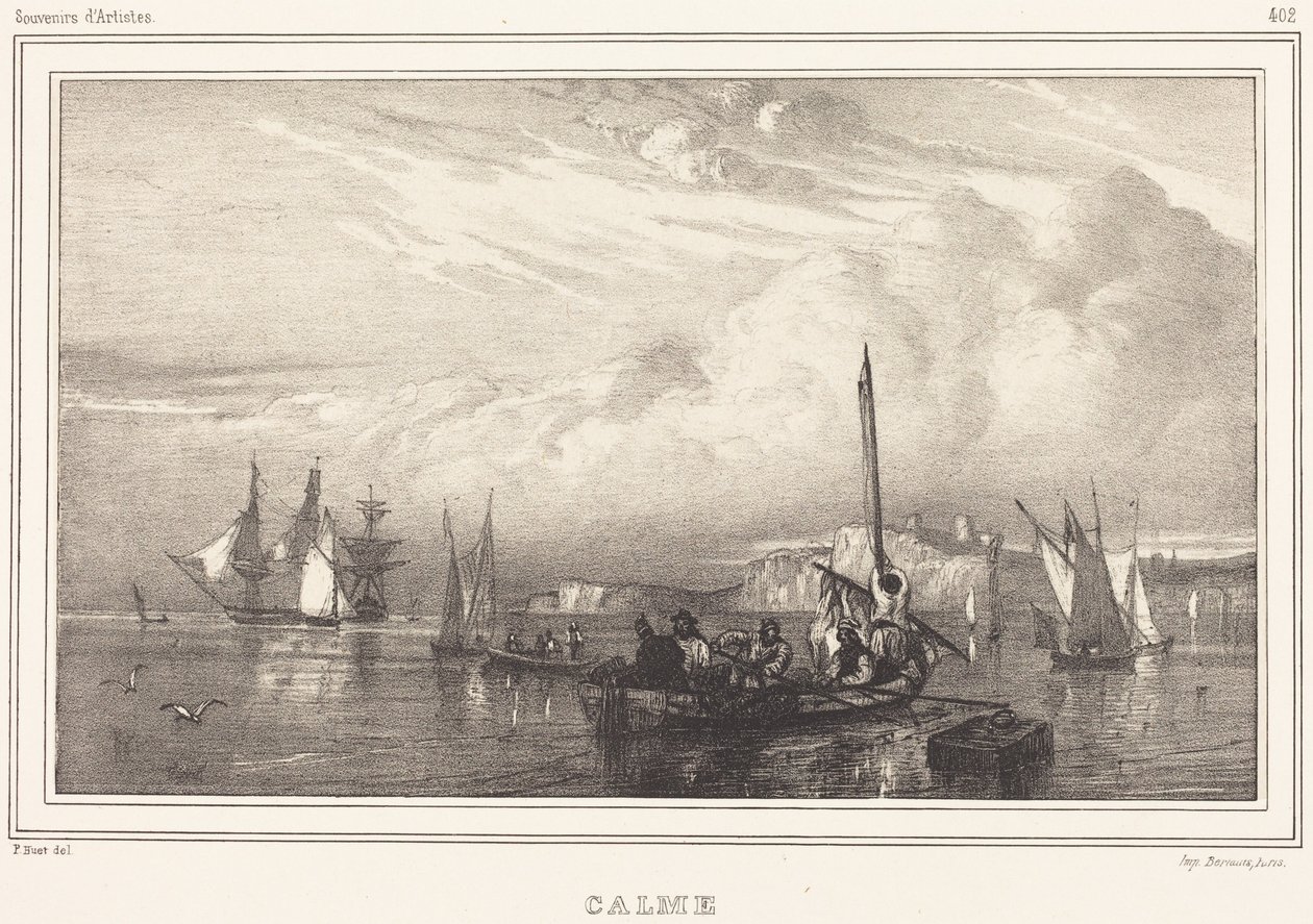 Ruhe (Calme) von Paul Huet