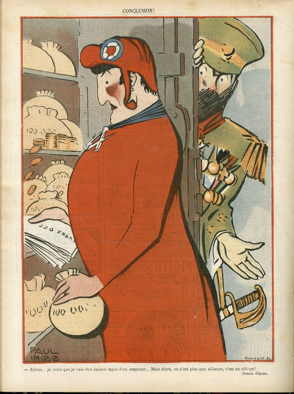 Illustration von Paul Iribe in Le Rire von Paul Iribe