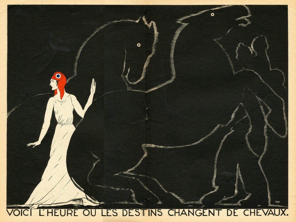 Der Zeuge, Satire in Farben von Paul Iribe