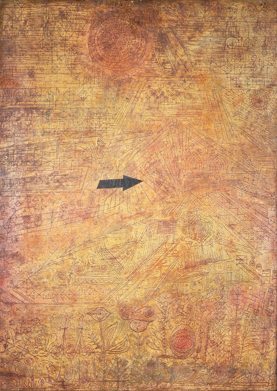 Pfeil in einen Garten von Paul Klee