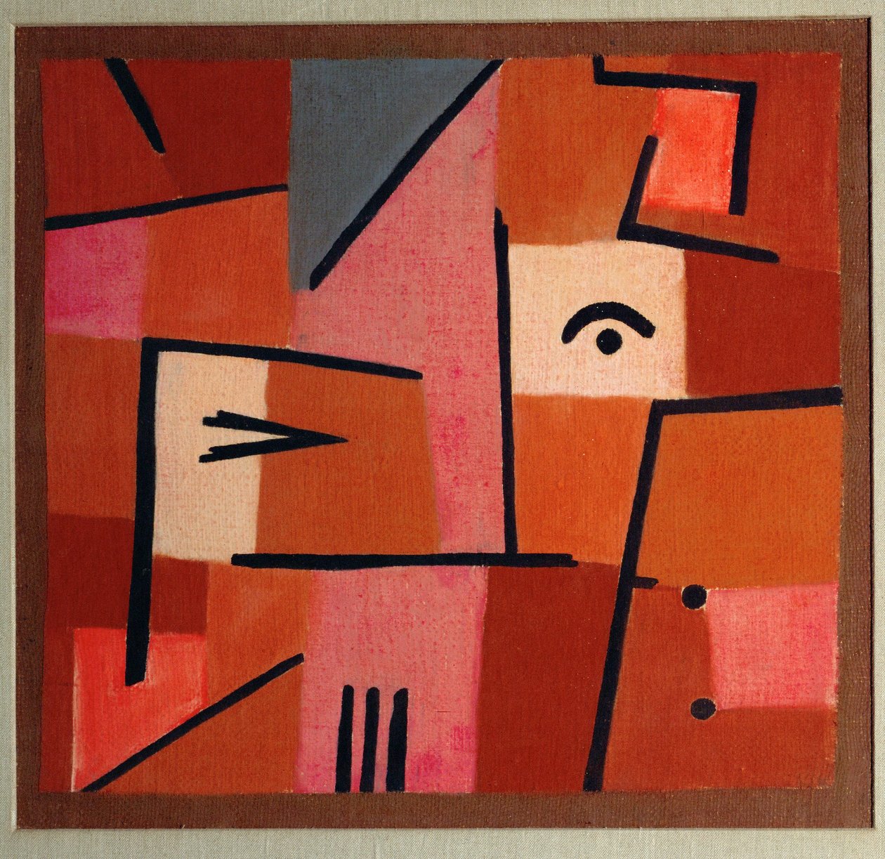 Vorsicht vor Rot von Paul Klee
