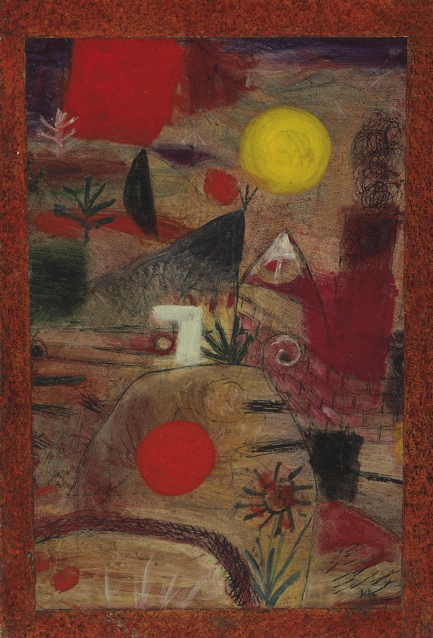 Feier und Untergang, 1920 von Paul Klee