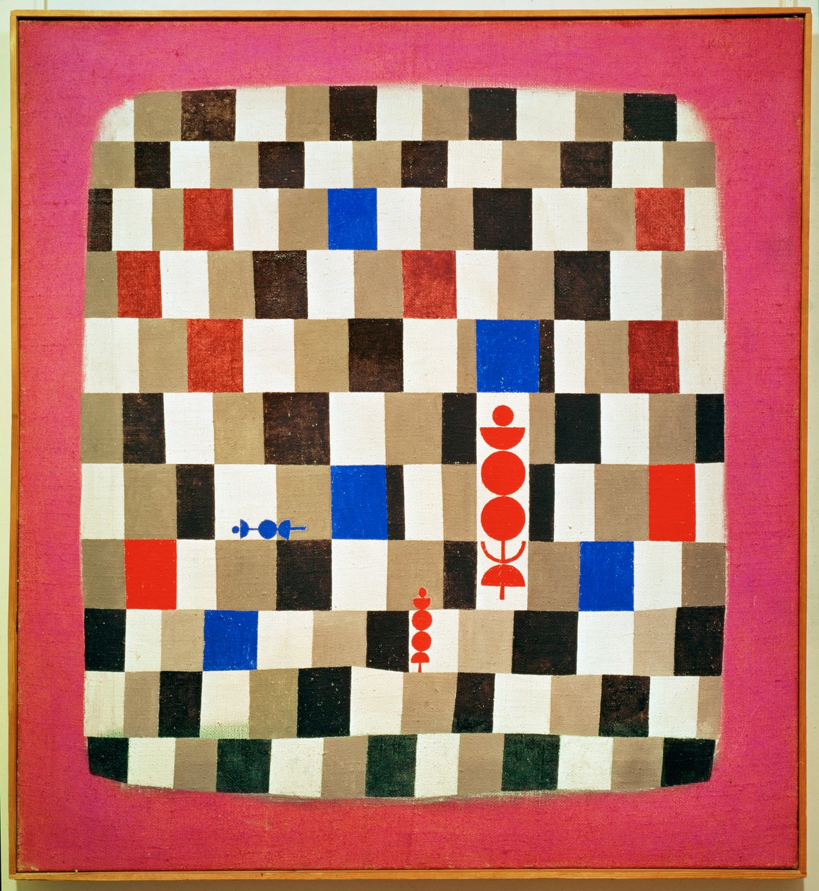 Großes Schachbrett von Paul Klee