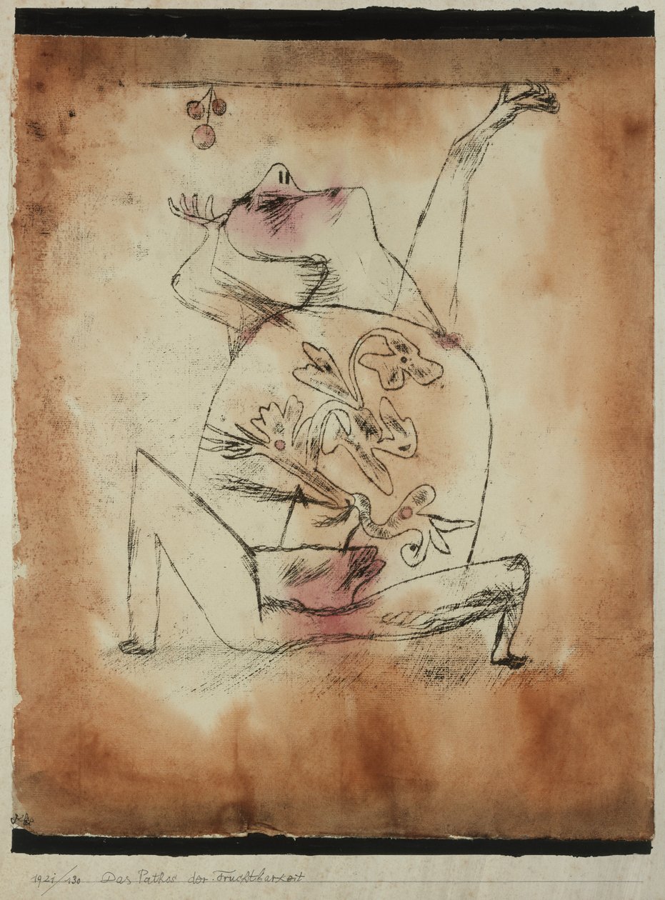 Das Pathos der Fruchtbarkeit von Paul Klee