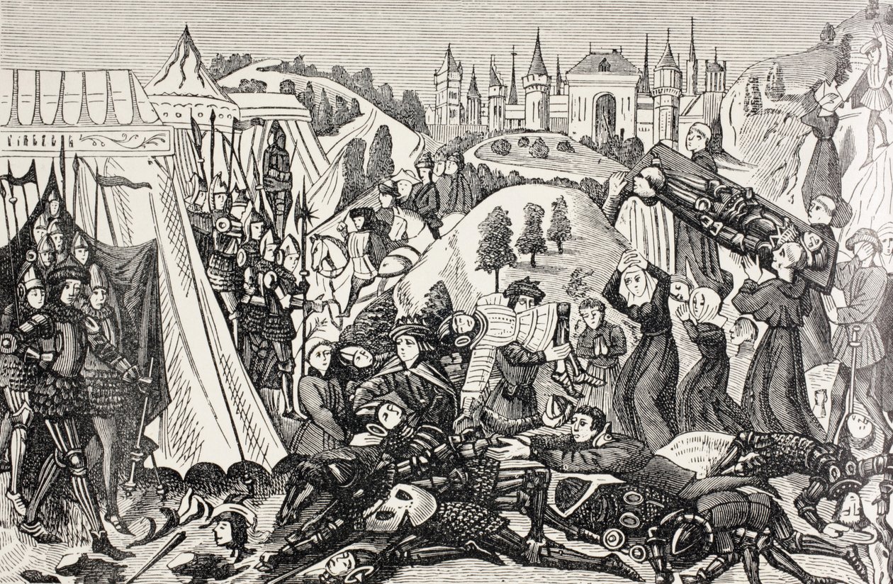 Nach der Schlacht von Hastings, 14. Oktober von Paul Lacroix