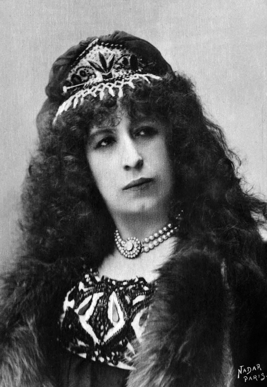 Aimee Tessandier, französische Schauspielerin und Sängerin, fotografiert von Paul Nadar zwischen 1890 und 1905, aus der Sammlung Felix Potin, 500 zeitgenössische Berühmtheiten von Paul Nadar