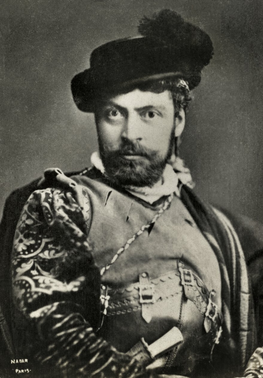 Porträt von Jean Mounet Sully von Paul Nadar