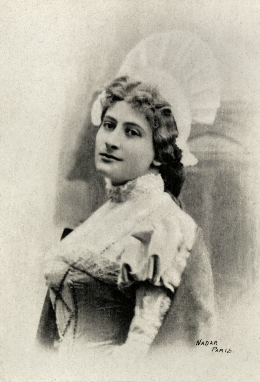 Porträt von Lucienne Breval von Paul Nadar