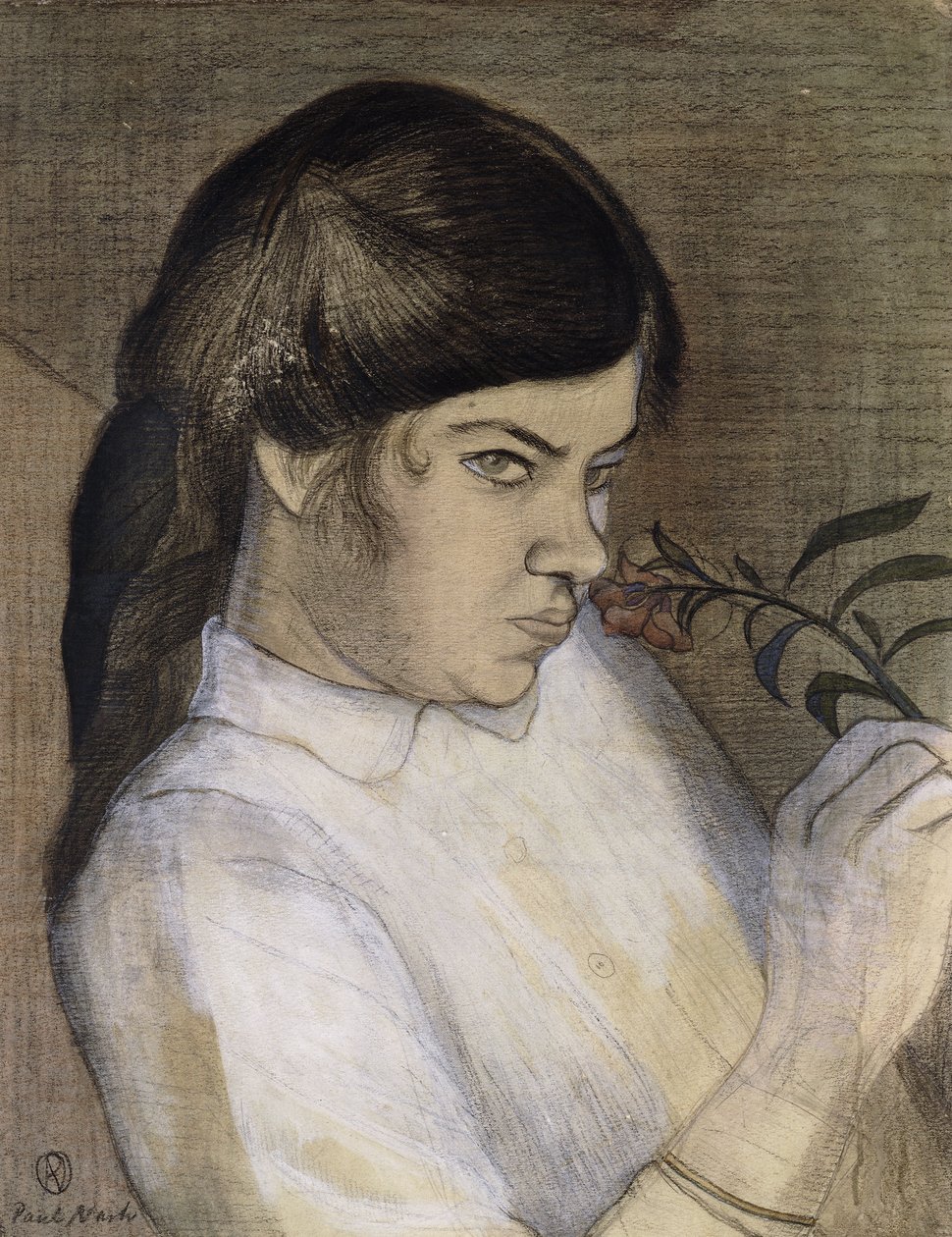 Porträt von Barbara Nash, der Schwester des Künstlers, ca. 1911-12 von Paul Nash