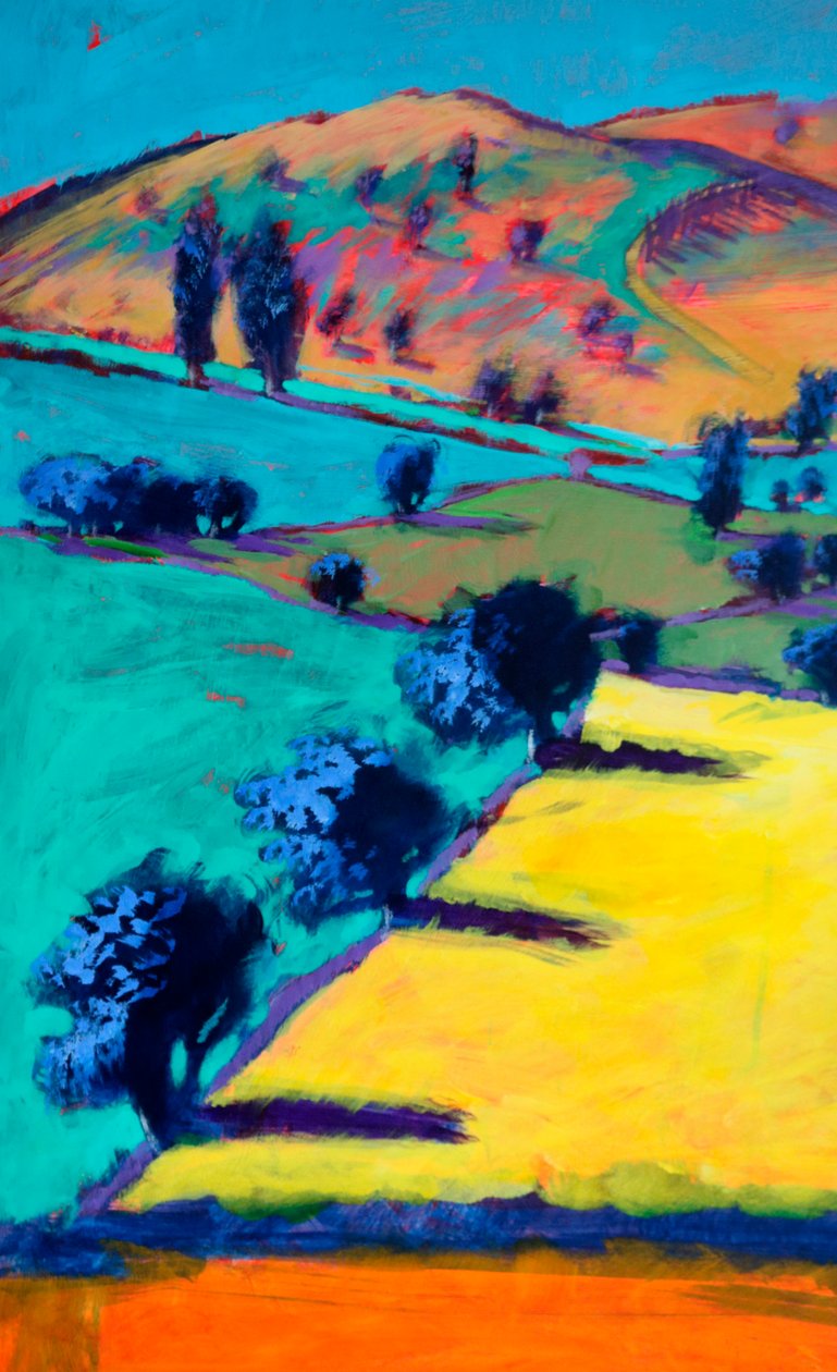 North Hill #3 (Detail), 2024 von Paul Powis