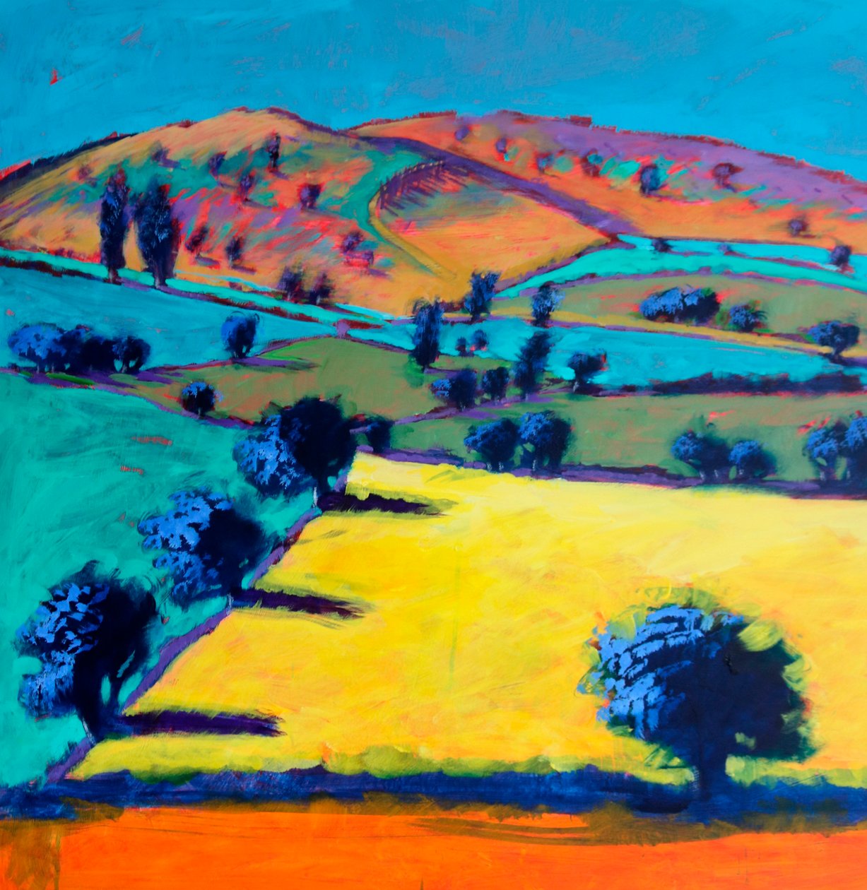 North Hill #4 (Detail), 2024 von Paul Powis