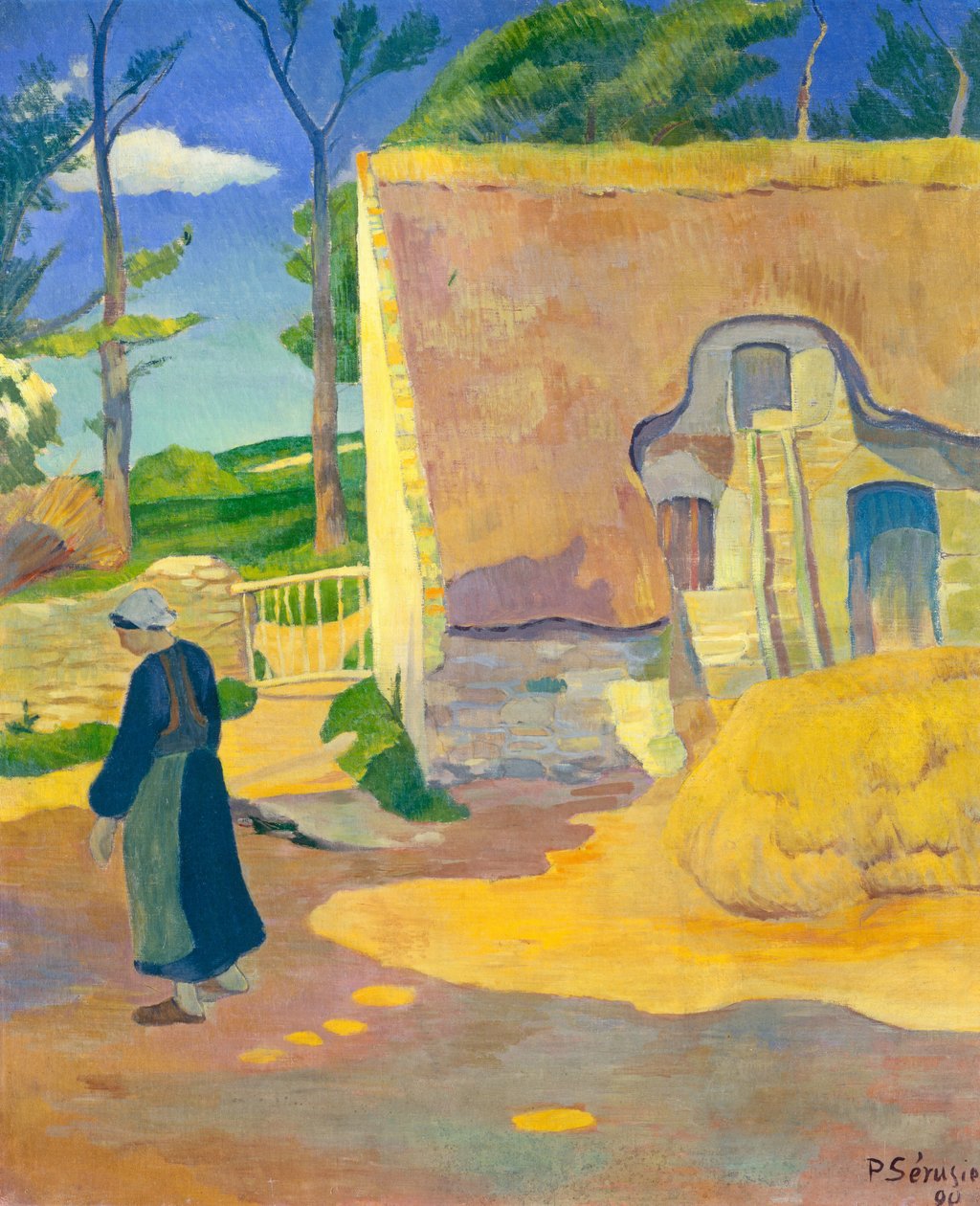 Bauernhaus in Le Pouldu von Paul Sérusier