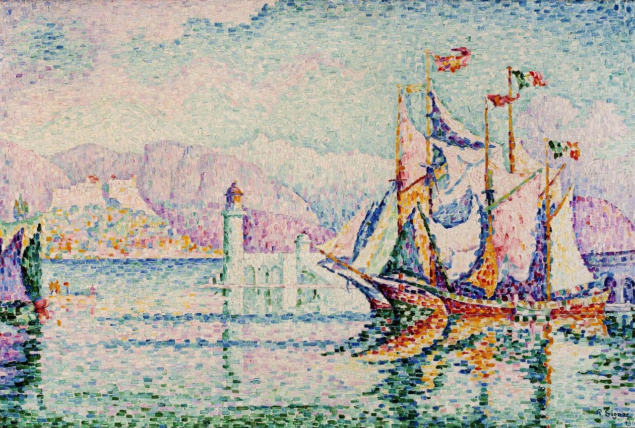 Antibes - Der Morgen von Paul Signac