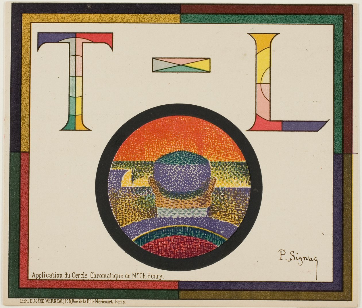 Chromatischer Kreis von Paul Signac