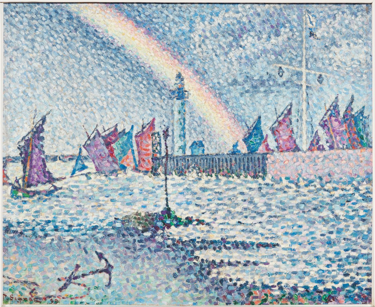 Eingang zum Hafen von Honfleur von Paul Signac