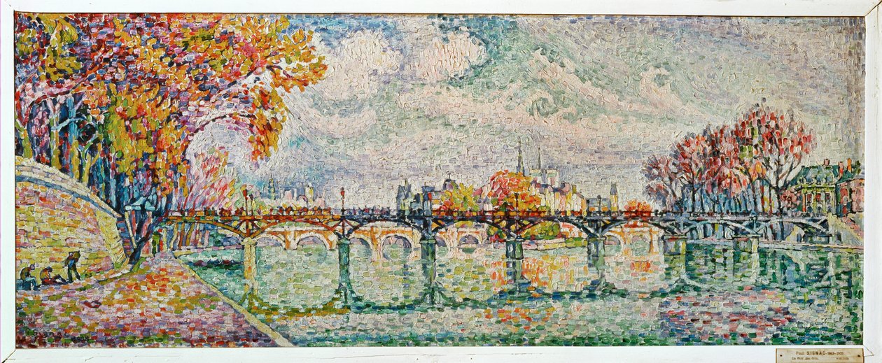 Le Pont des Arts, Paris von Paul Signac