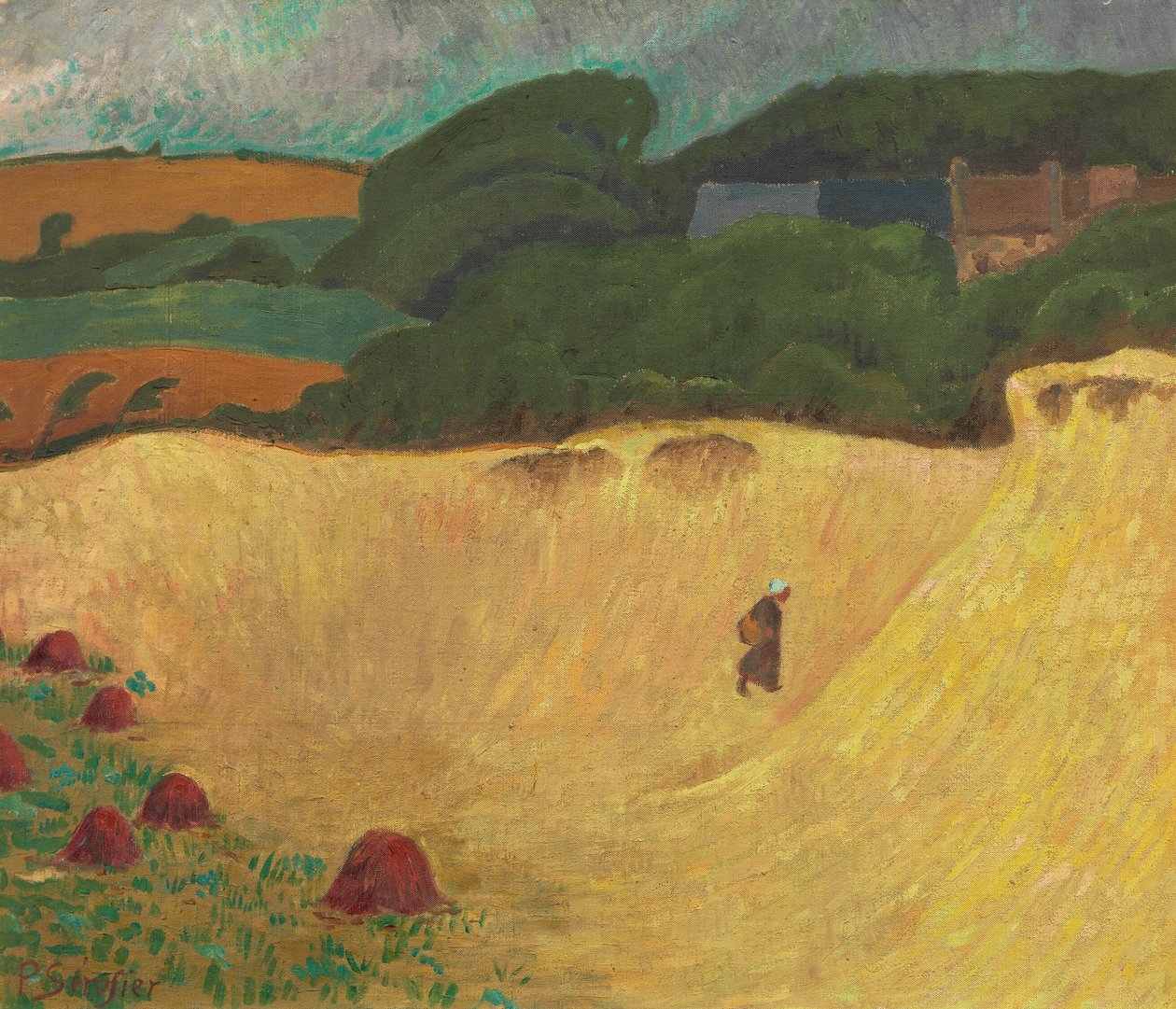 Der Strand von Les Grands Sables in Le Pouldu von Paul Sérusier