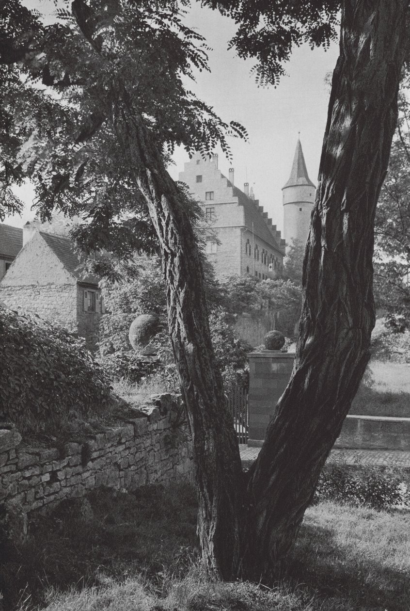 Ehemaliger Bischofspalast und Nikolausturm, Ochsenfurt, Bayern von Paul Wolff