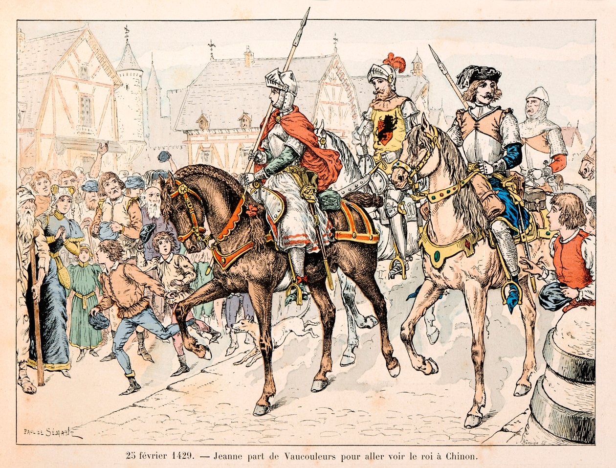Illustration aus dem Buch „Jeanne d