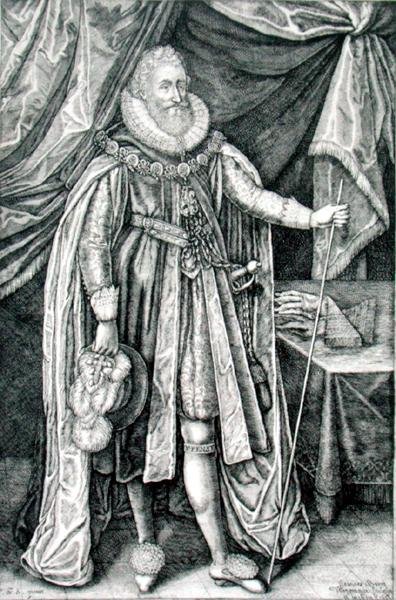 Ludovick Stuart, Herzog von Richmond und Lennox (1574-1624), graviert von Joannes Barra (1581-1634) von William Walcutt