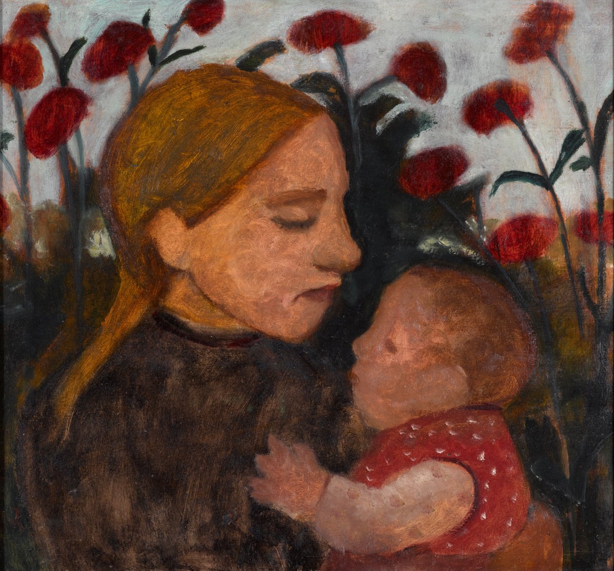 Mädchen mit Kind von Paula Modersohn-Becker