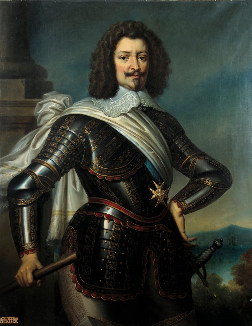 Porträt von Charles de Lorraine, Prinz von Joinville, Herzog von Joyeuse und 4. Herzog von Guise (1571-1640) Enkel von Henri de Guise Gemälde von Paulin Guerin (1783-1855) 19. Jahrhundert von Paulin Jean Baptiste Guerin