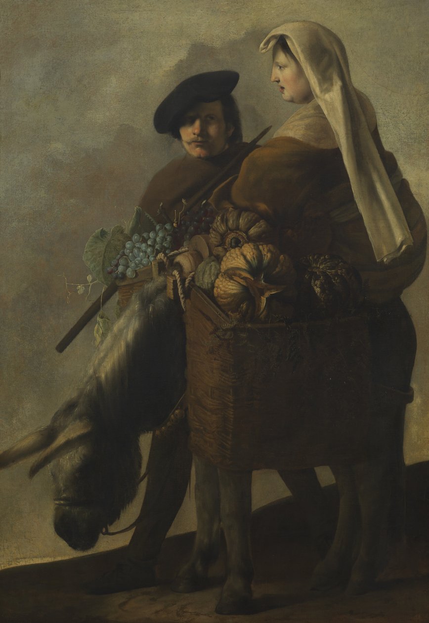Obstsammler, ca. 1650 von Paulus Bor