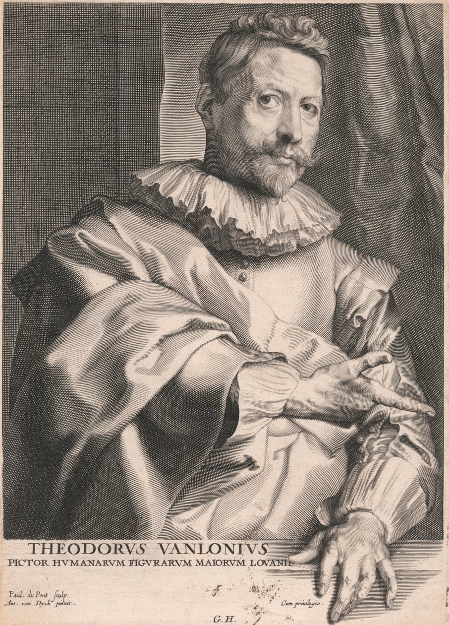 Theodorus van Lonius, Maler menschlicher Figuren in Lovanii von Paulus Pontius