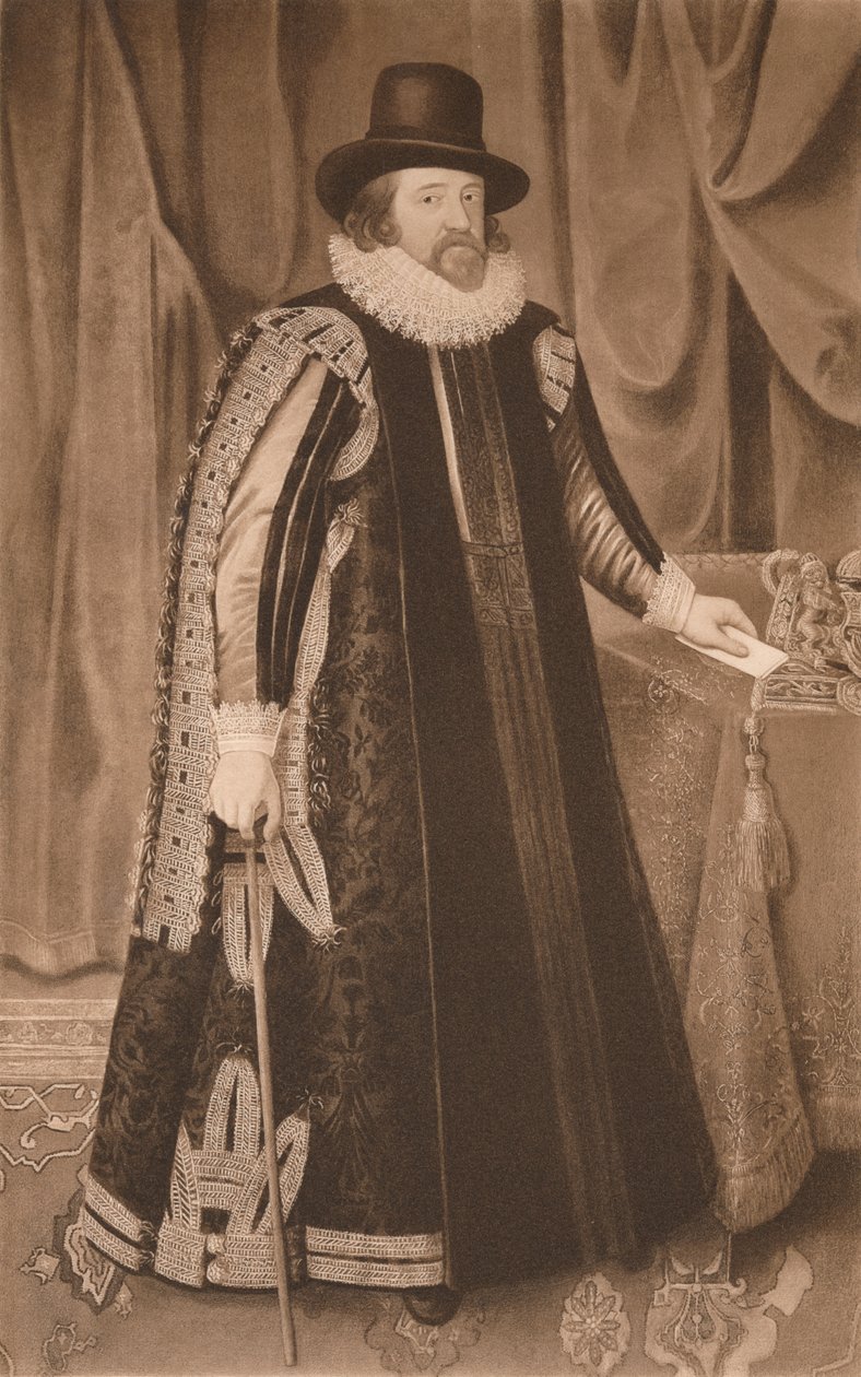 Francis Bacon, Viscount St. Albans, ca. 1600, 1904 von Paulus van Somer