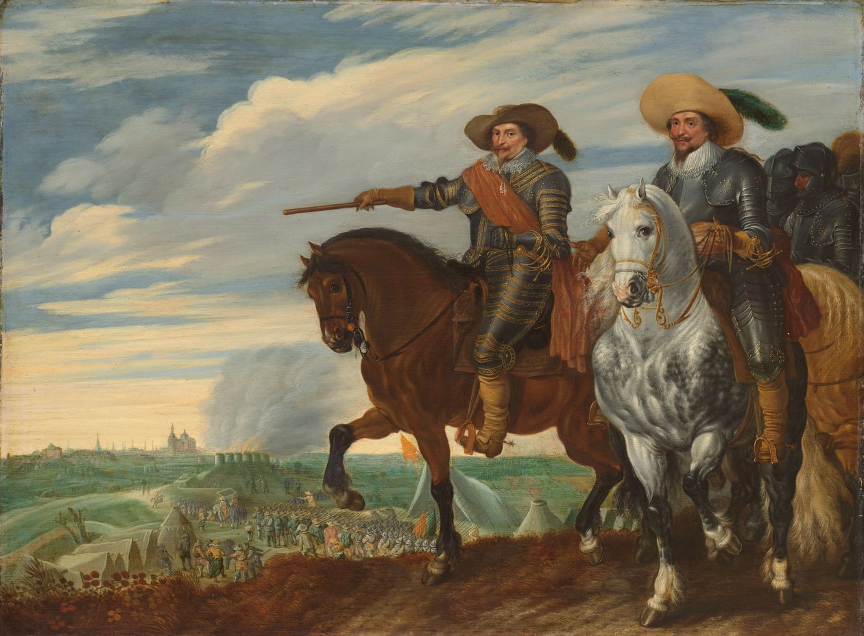 Friedrich Heinrich und Ernst Casimir von Nassau-Dietz bei der Belagerung von 