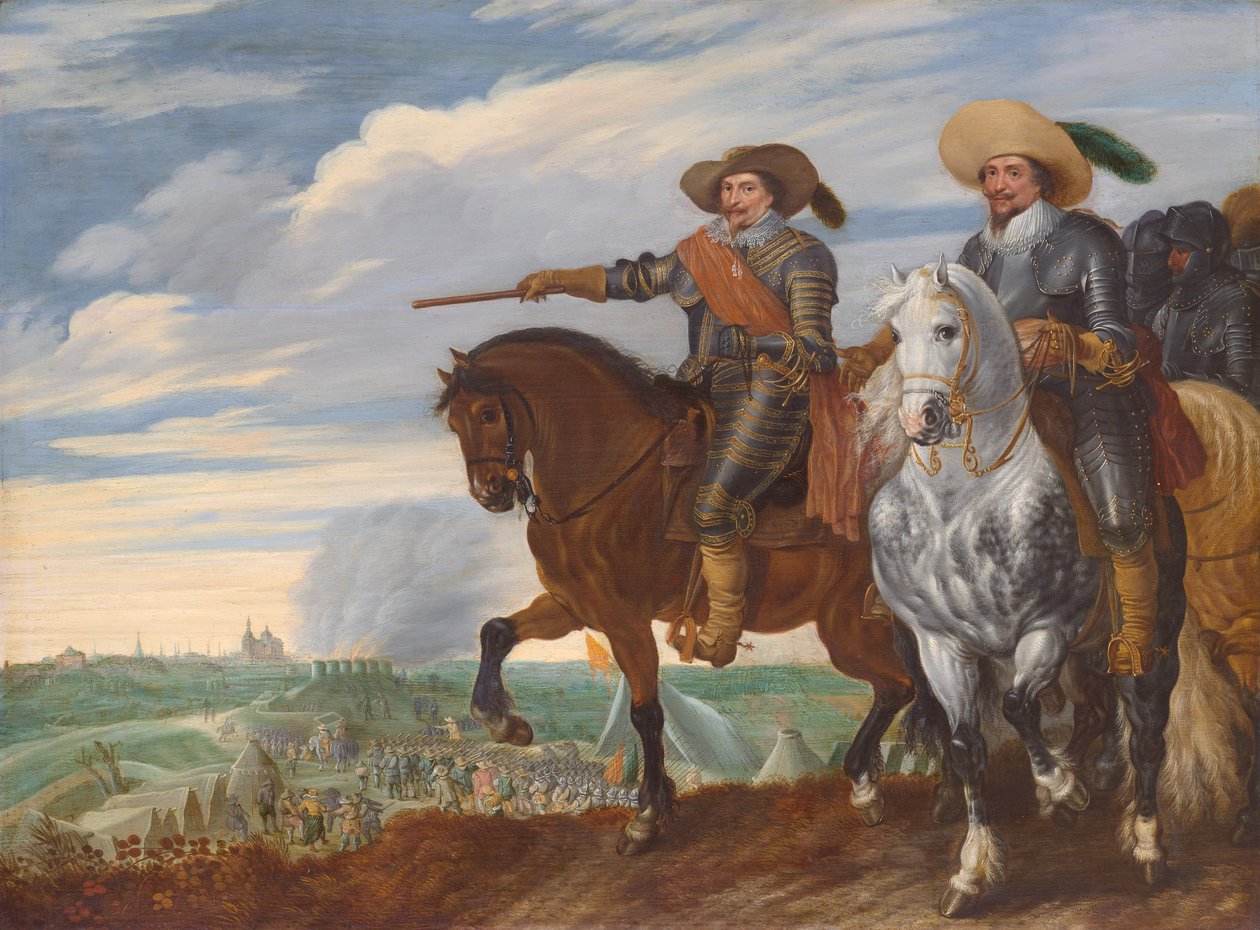 Friedrich Heinrich und Ernst Casimir von Nassau-Dietz bei der Belagerung von 